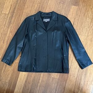 Wilsons Leather Midnight Black Jacket